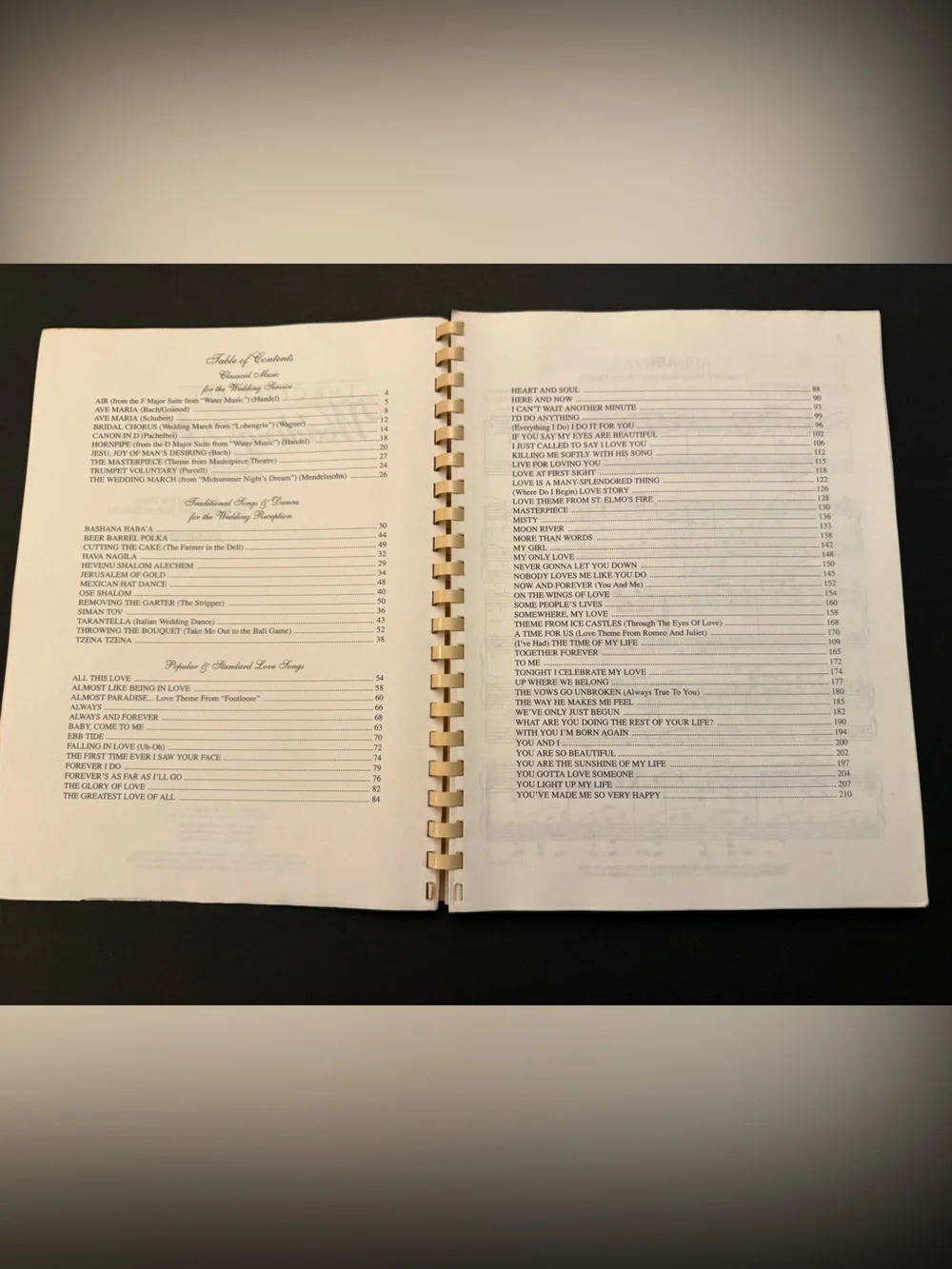 The Complete Wedding Music Collection - Cream & Pink Piano Arrangement